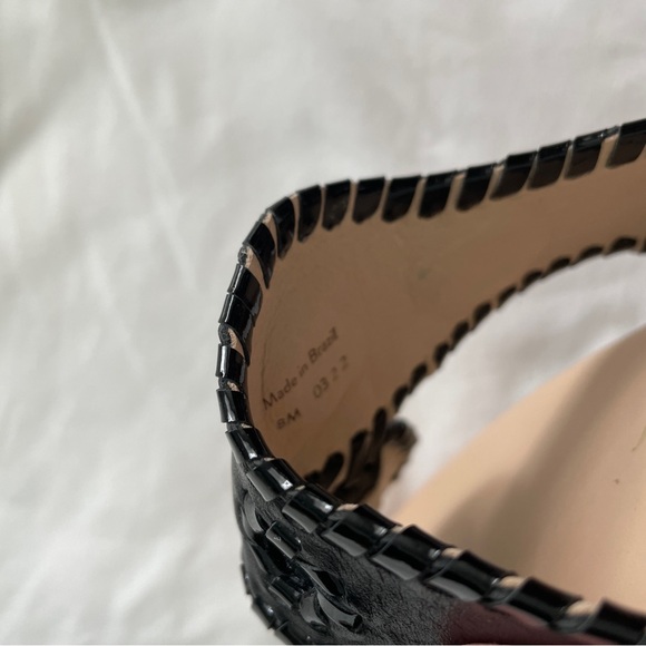 Jack Rogers black leather sandals in great condition size 8M - Picture 2 of 9